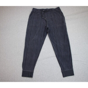 Pair of Thieves Jogger Men's Large Gray Striped Drawstring Sweatpants